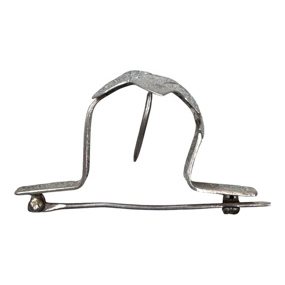 Leonore Doskow Handmade Sterling Silver Mid-Century Posy Pin Bouquet Handwrought - Picture 3 of 7